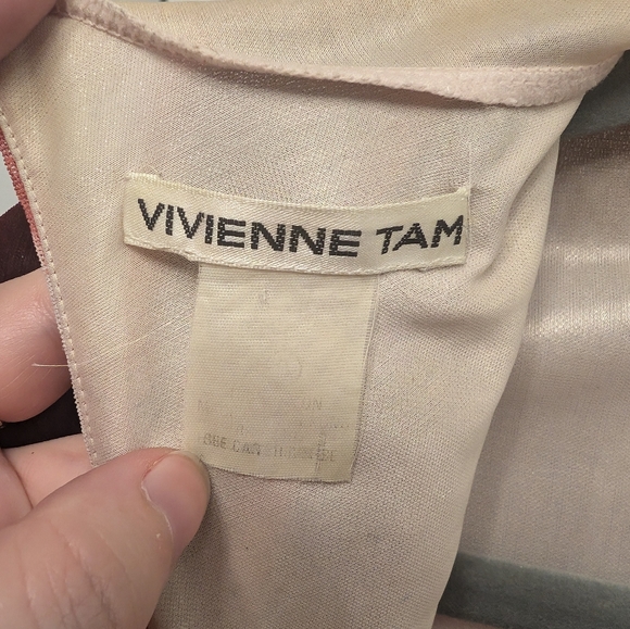 Vintage Vivienne Tam Mesh Gown - Picture 3 of 9